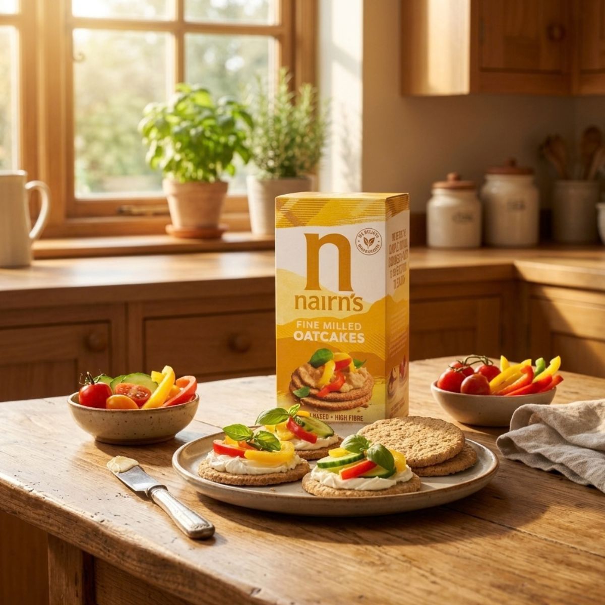 Κράκερ Βρώμης Nairn's Vegan Fine Milled Oatcakes