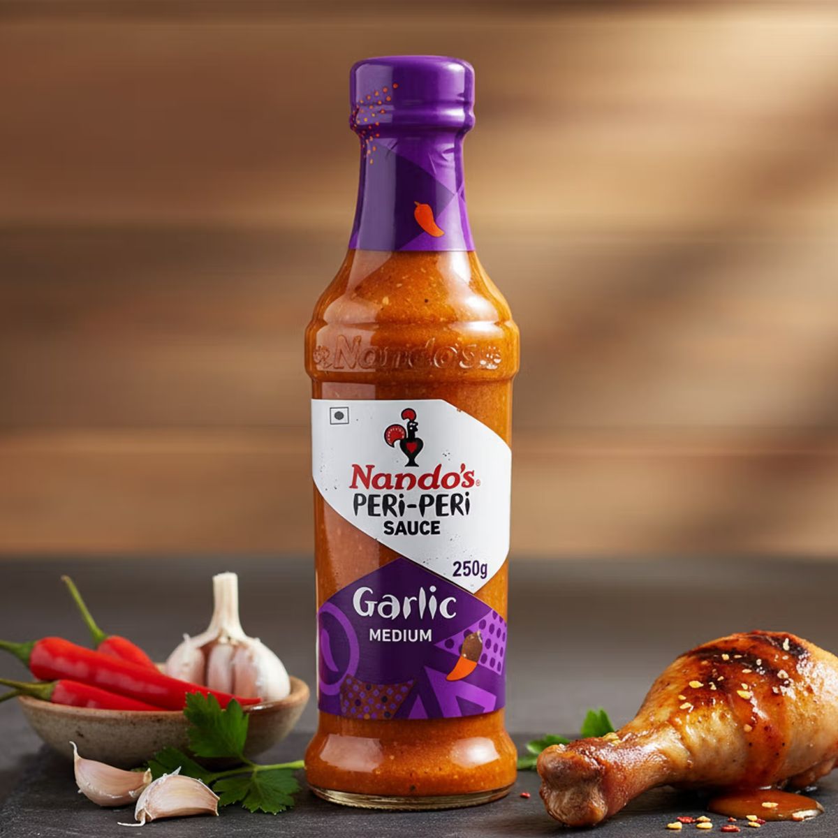 Σάλτσα Με Σκόρδο Μέτρια Nandos Peri Peri Garlic Medium