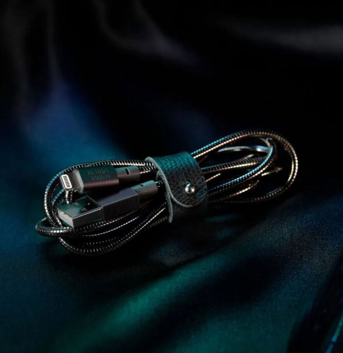 Καλώδιο Φόρτισης Native Union Tom Dixon Coil Cable Lighting Brushed Black