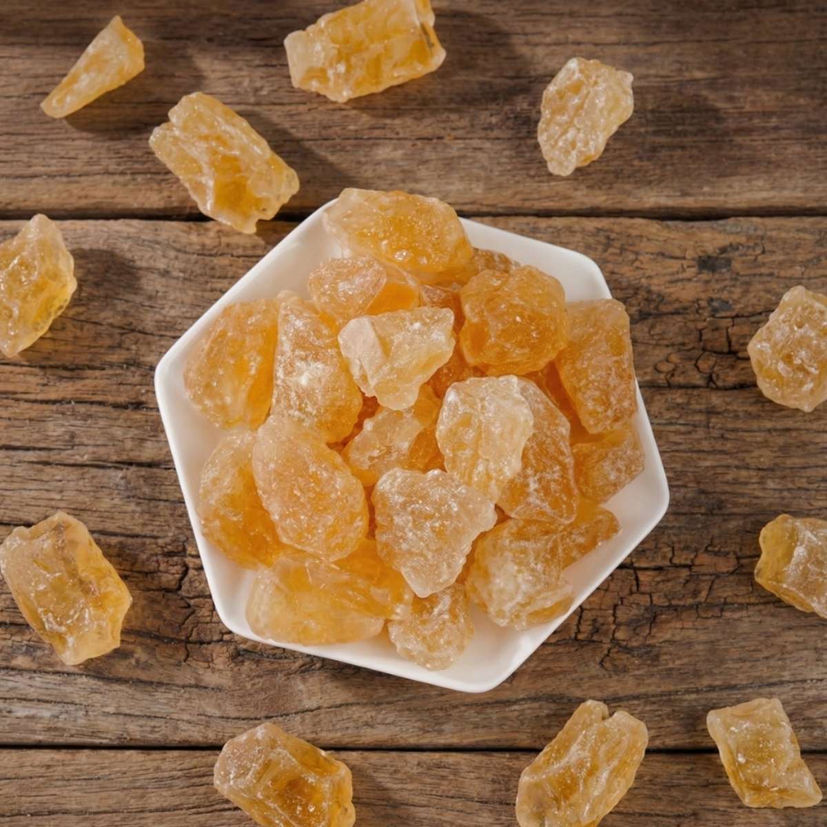Κίτρινη Ζάχαρη σε Κρυστάλλους Nature's Best Harvest Yellow Rock Sugar