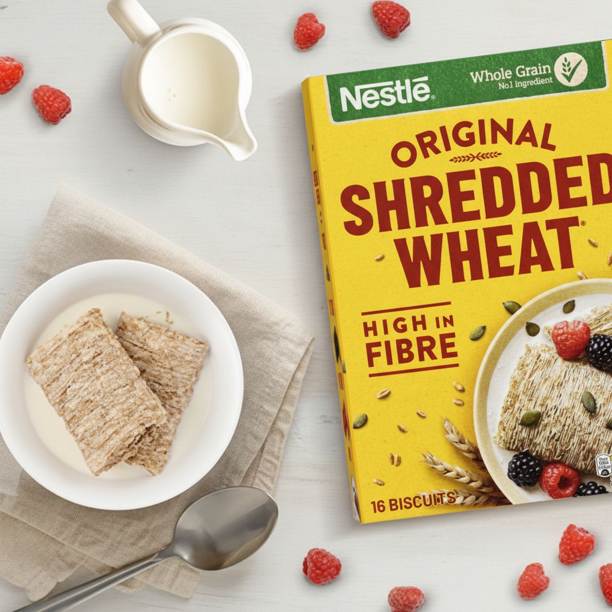 Δημητριακά Ολικής Άλεσης Nestle Shredded Wheat Biscuits