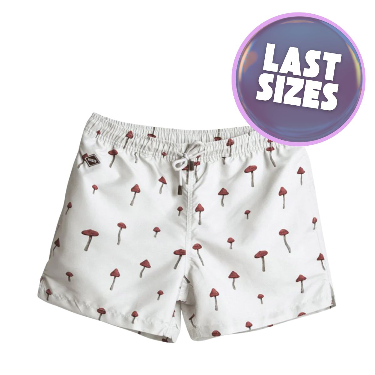 Μαγιό Nikben Moshi Moshi White Swim Shorts