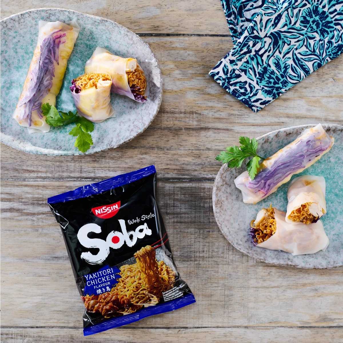 Στιγμιαία Νούντλς Nissin Soba Yakitori Chicken Flavour Noodles