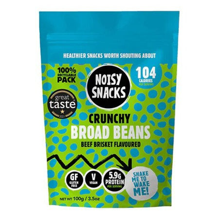 Noisy Snacks Coated Broad Beans Beef Brisket Flavoured 100g-A