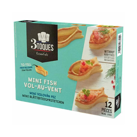 Καναπεδάκια Βάση Σφολιάτας Ψαράκι 3 Toques Mini Fish 12 Pieces