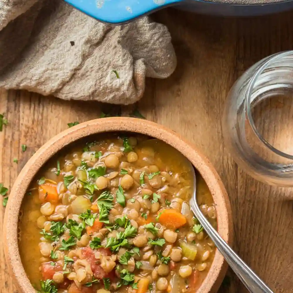 Auga Three Lentil Soup Organic Vegan 400g