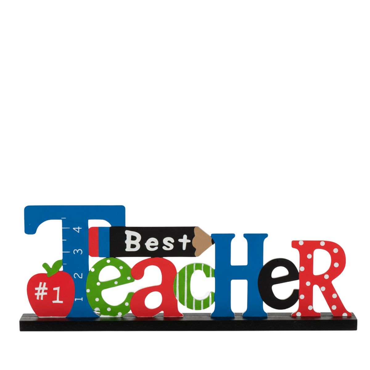 Ξύλινη Διακοσμητικό Best Teacher Wooden Sign