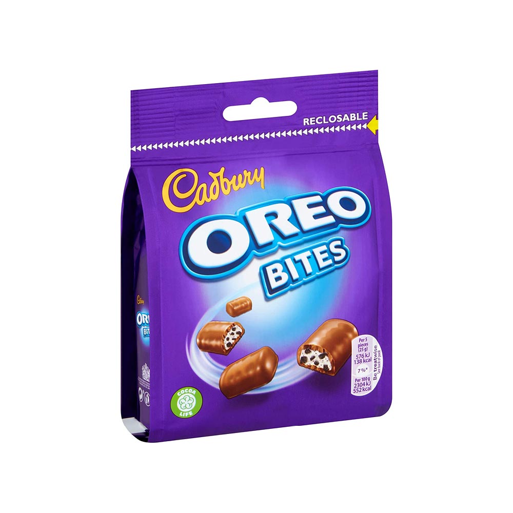 Σοκολατάκια Γάλακτος Cadbury Oreo Bites 110g