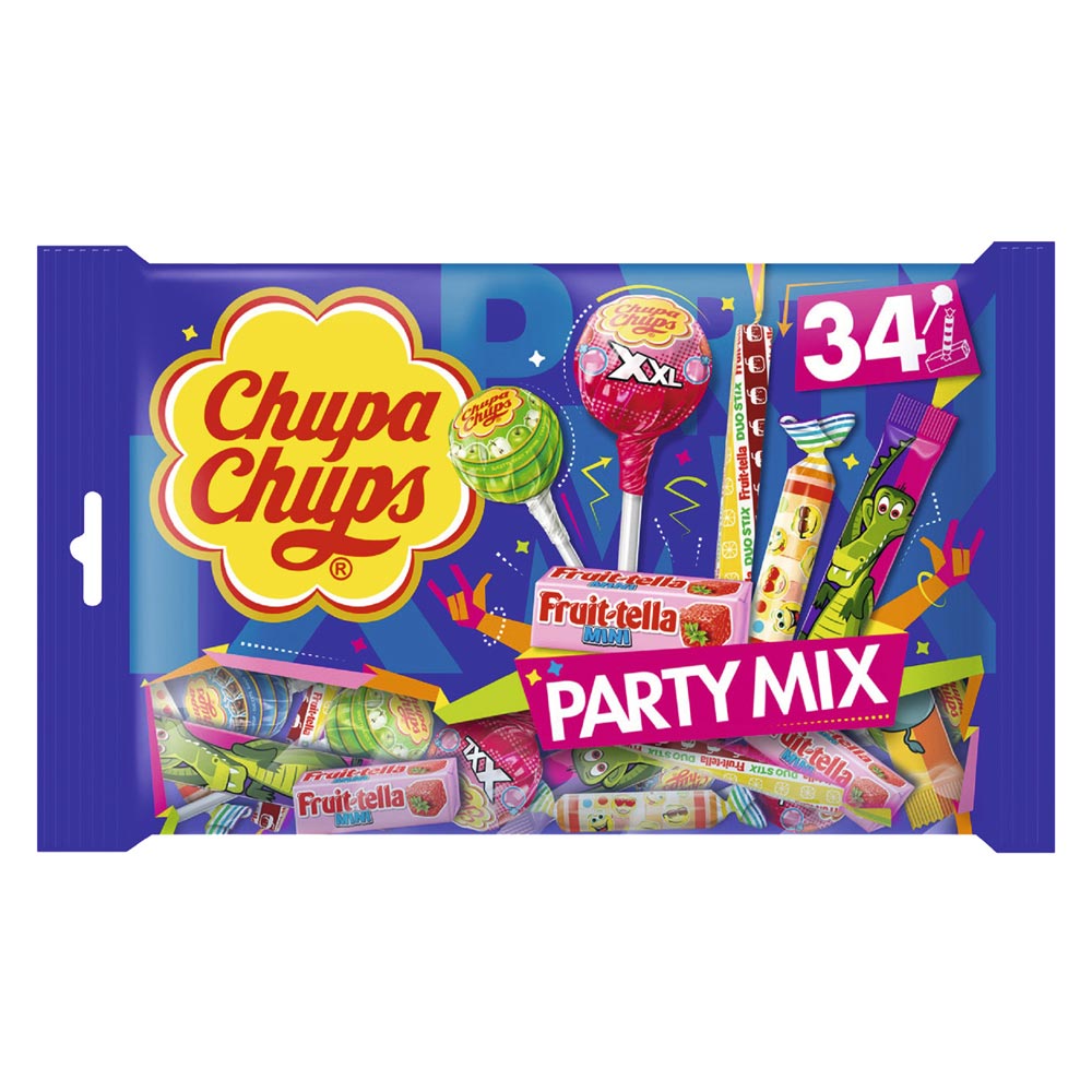 Καραμέλες και Ζαχαρωτά Σακούλα Chupa Chups Party Mix 400g