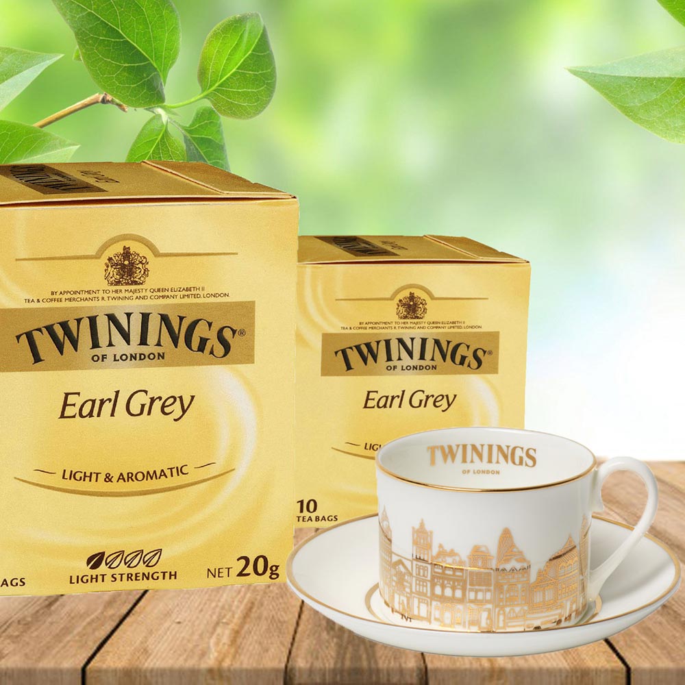 Τσάι Μαύρο Twinings Earl Grey Light 10 Tea Bags 10 Φακελάκια