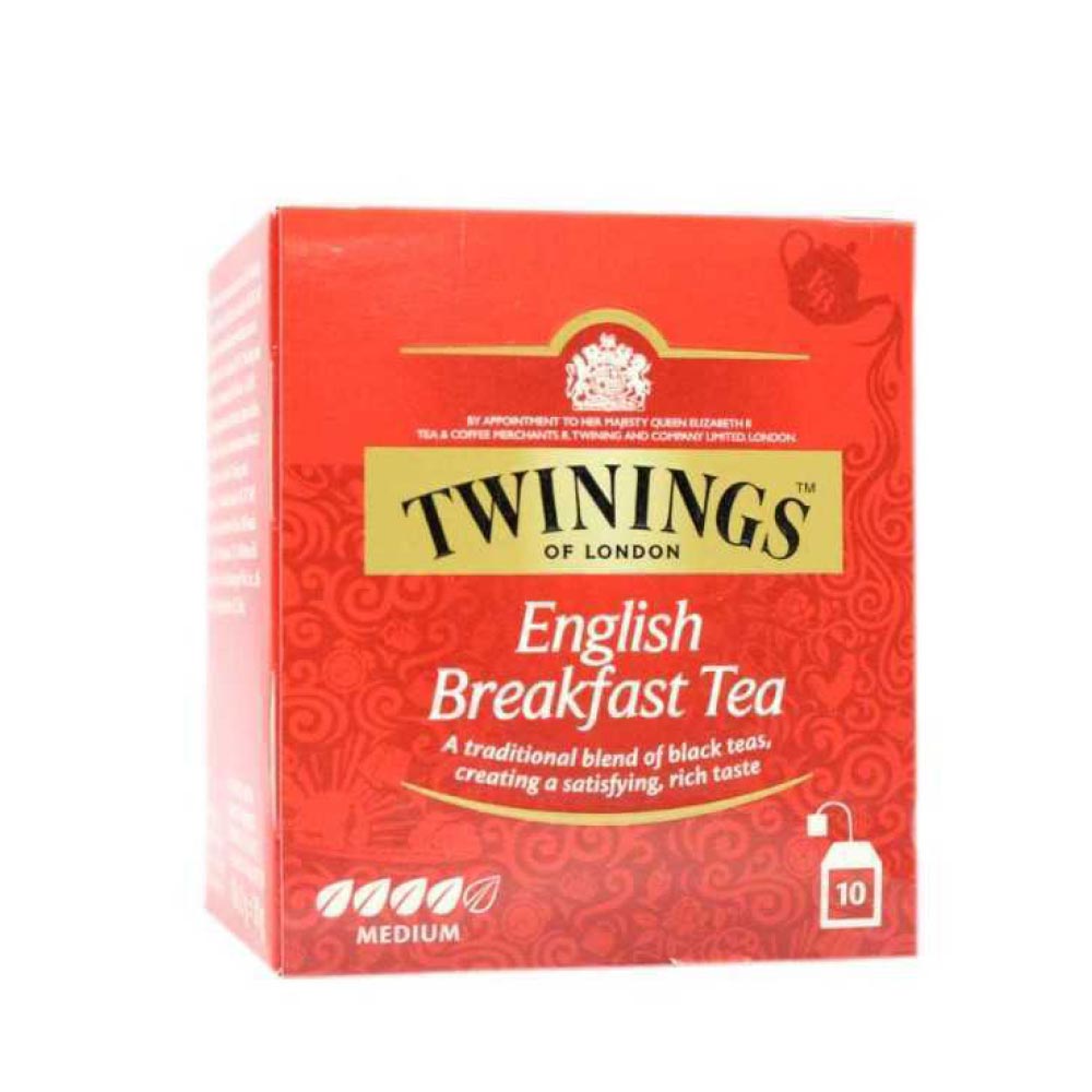 Τσάι Μαύρο Twinings English Breakfast Medium 10 Tea Bags 10 Φακελάκια