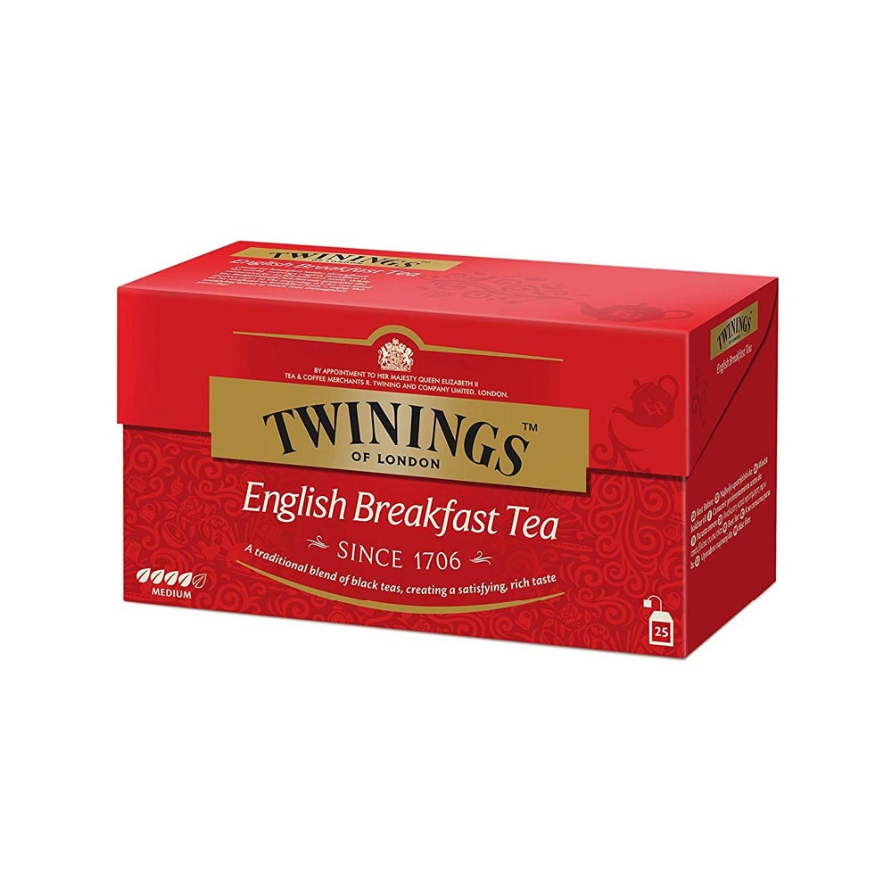 Τσάι Μαύρο Twinings English Breakfast Medium 25 Tea Bags 25 Φακελάκια