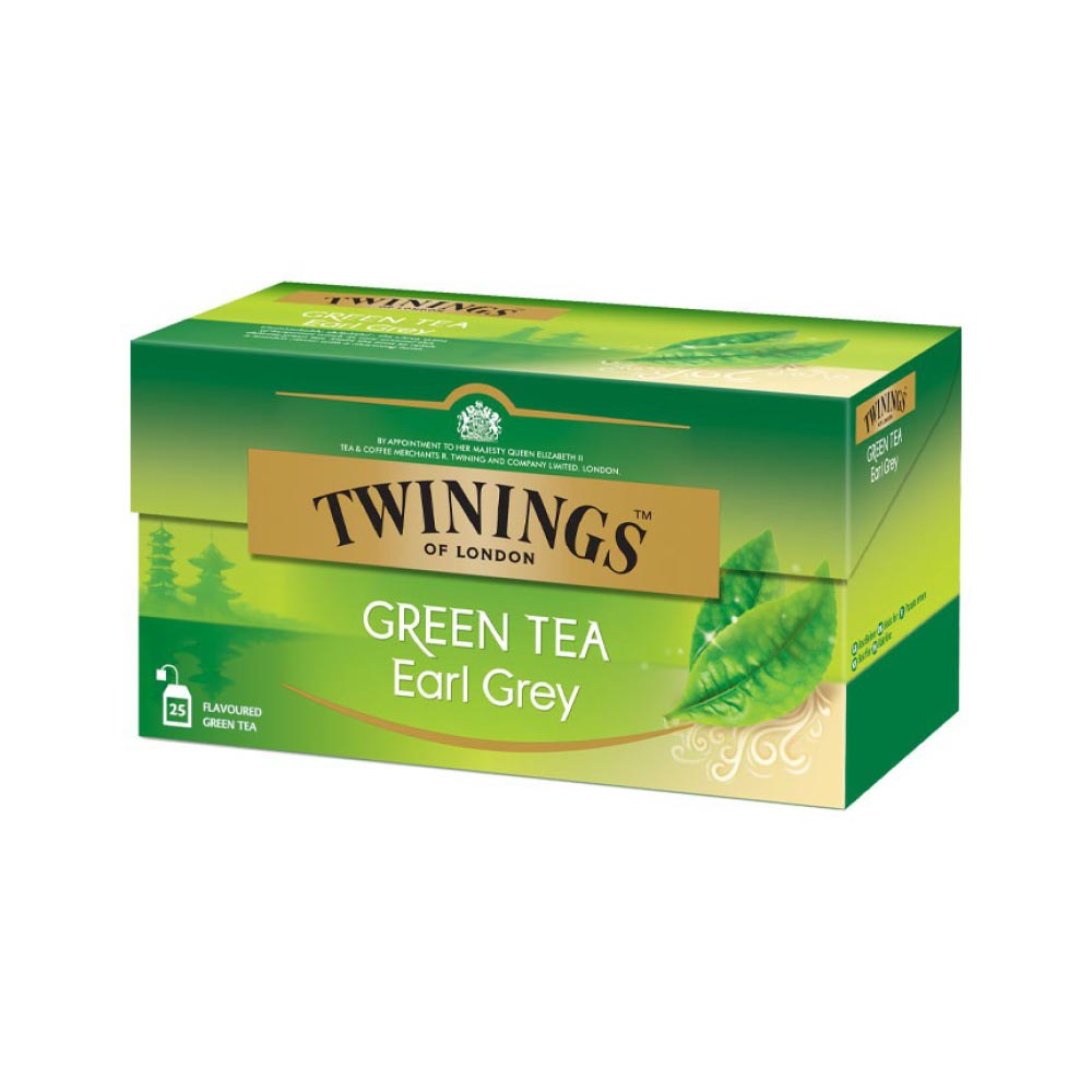 Τσάι Πράσινο Twinings Green Tea Earl Grey 25 Φακελάκια