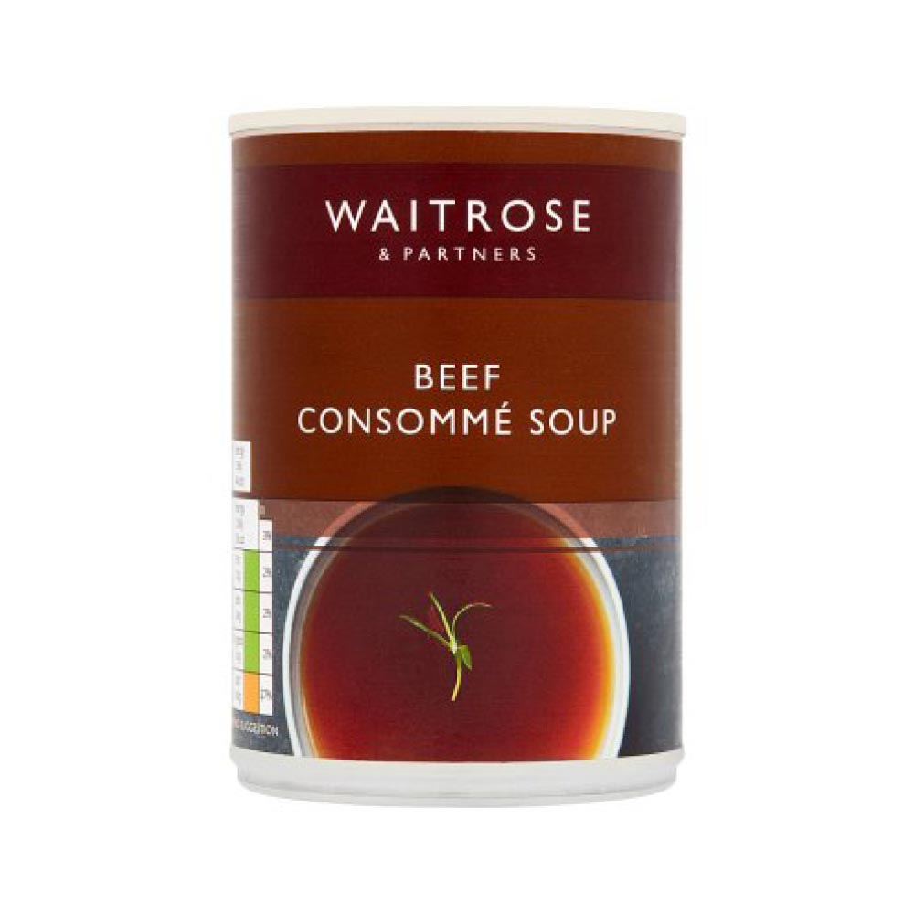 Σούπα Κονσομέ Waitrose Beef Consomme Soup 400g