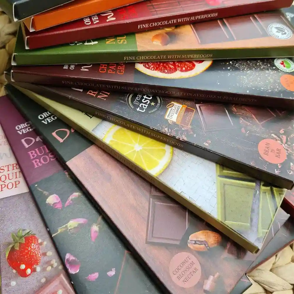 Benjamissimo Organic Vegan White Chocolate Strawberry Quinoa Pop 70g