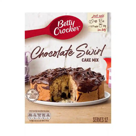 Betty Crocker Chocolate Swirl Cake Mix 425g