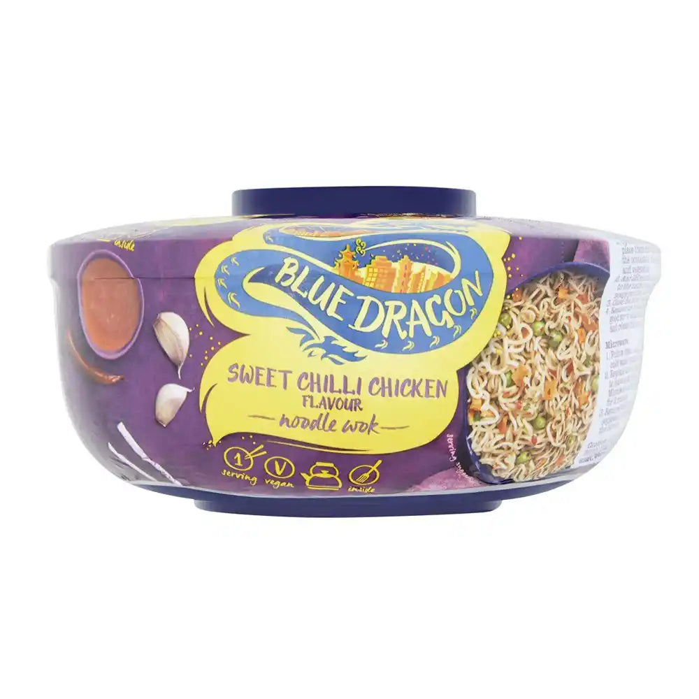 Blue Dragon Noodle Wok Sweet Chilli Chicken Flavour 76g