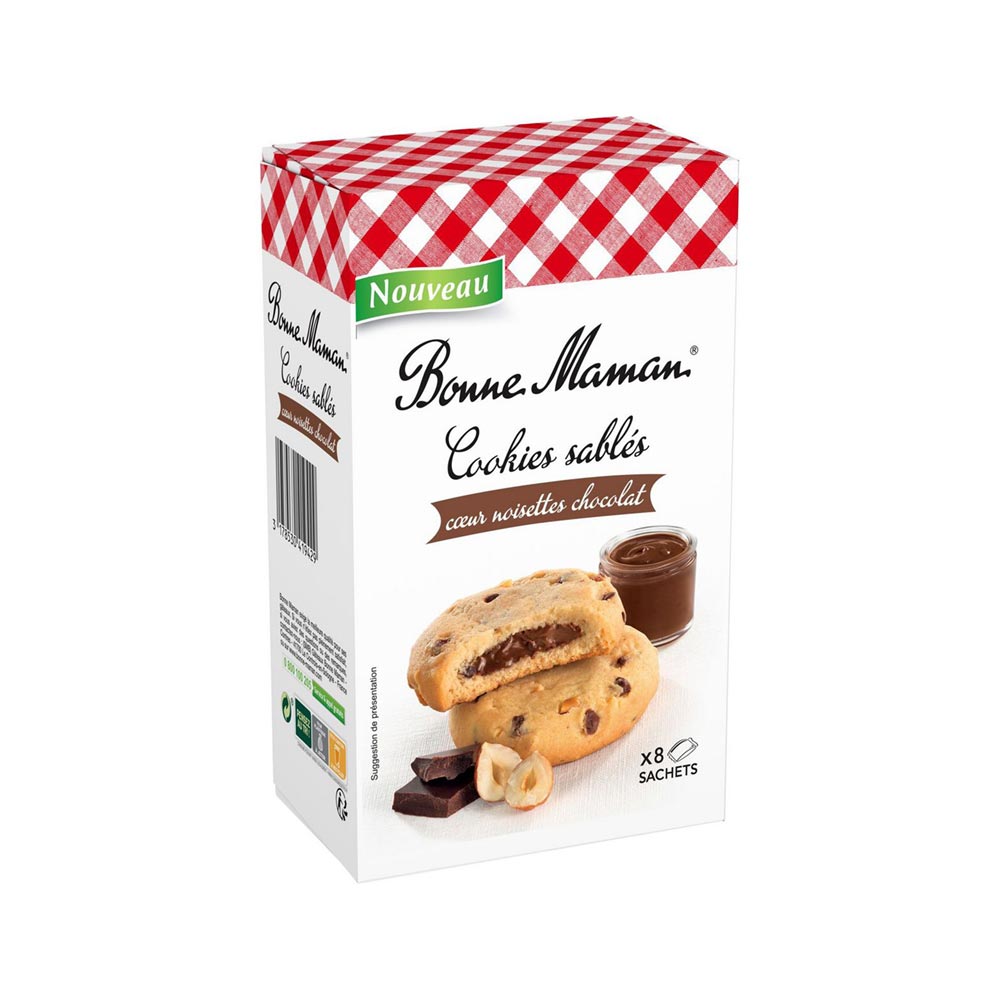 Bonne Maman Cookies Sables Noisettes Chocolat