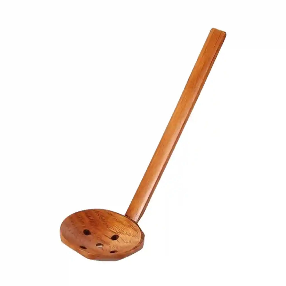 Cardinal Noodle Wooden Leak Spoon 22x7cm