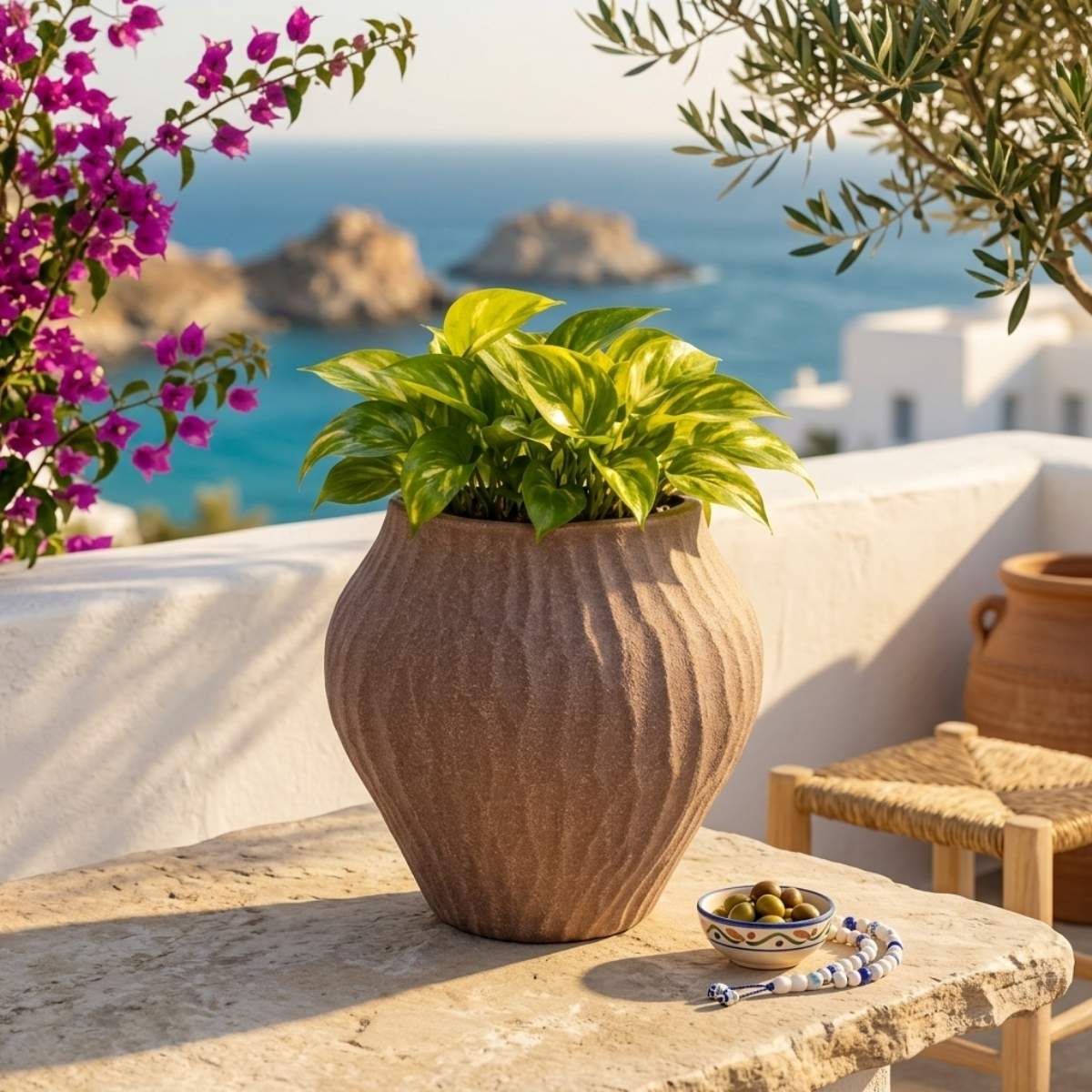 Κασπώ Κεραμεικό Σαγρέ Καφέ