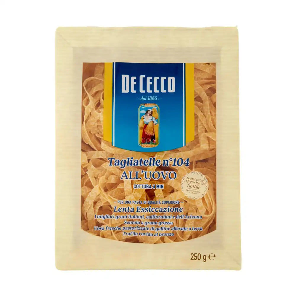 De Cecco Ζυμαρικά Αυγού No 104 Tagliatelle All Uovo 250g