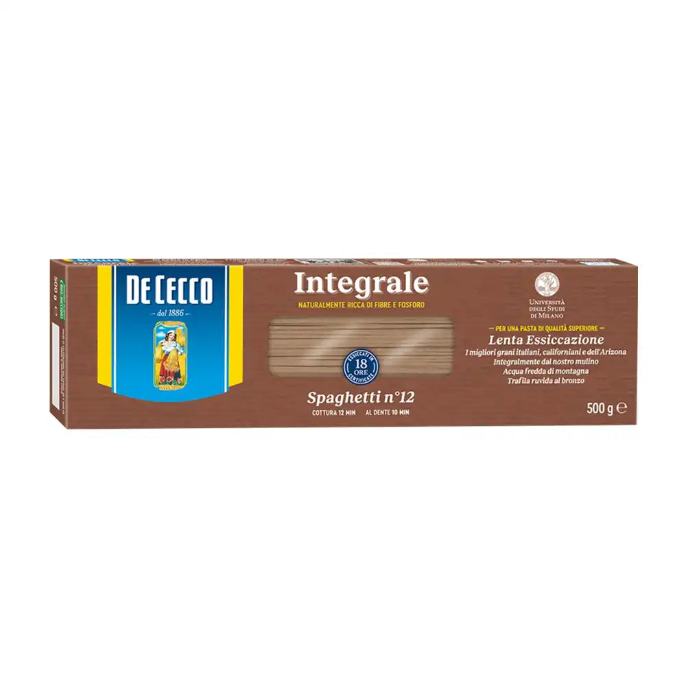 De Cecco No 12 Spaghetti Integrale 500g