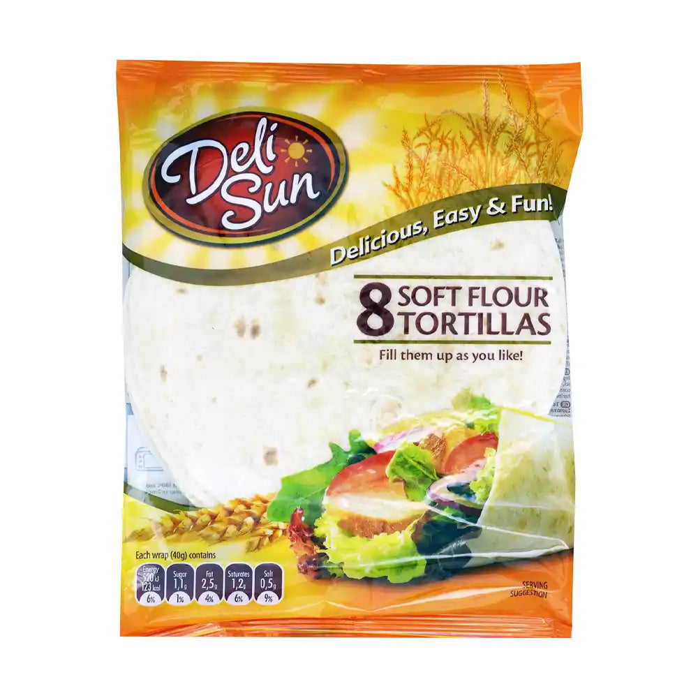 Deli Sun Soft Flour Tortillas 320g
