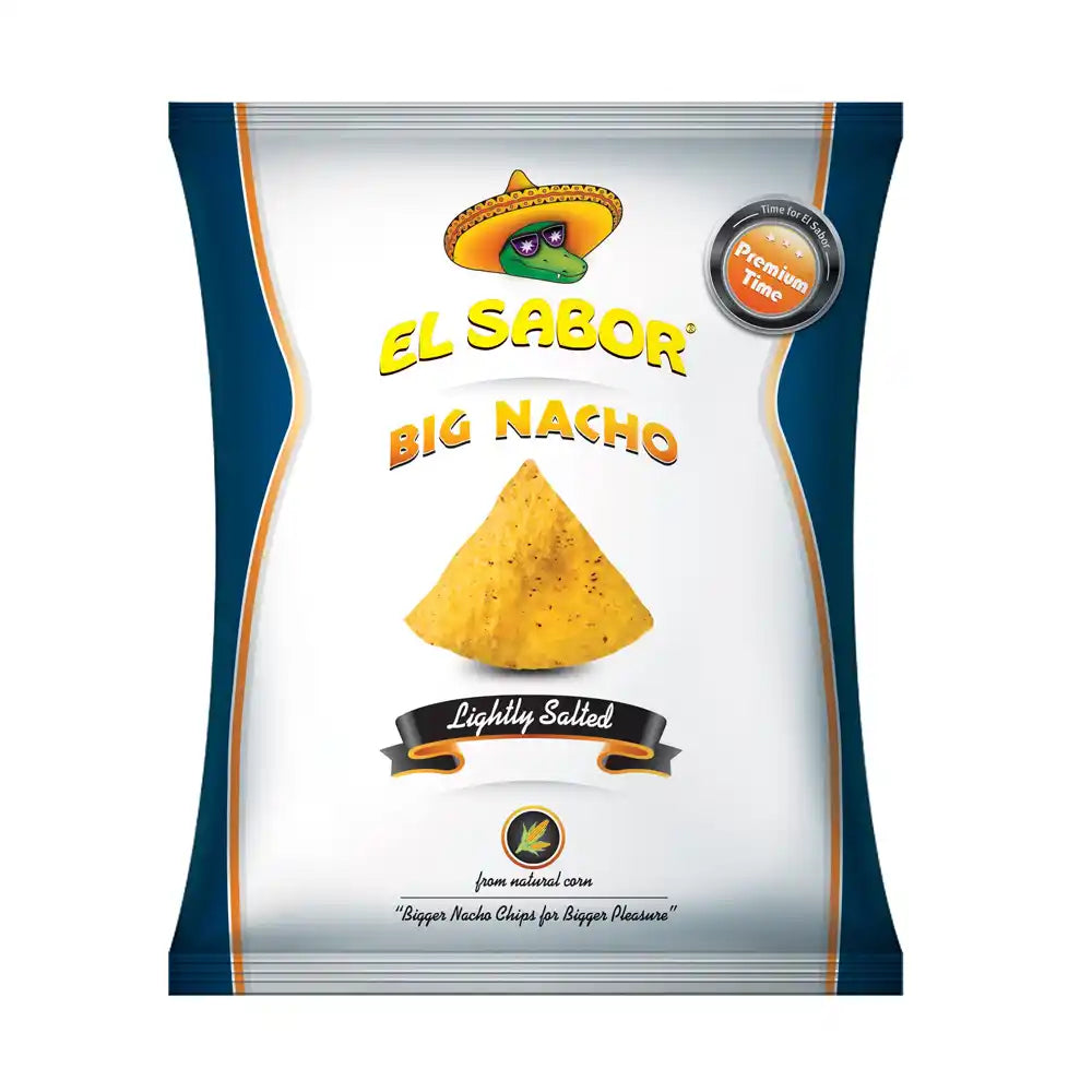 El Sabor Big Nacho Lightly Salted 200g