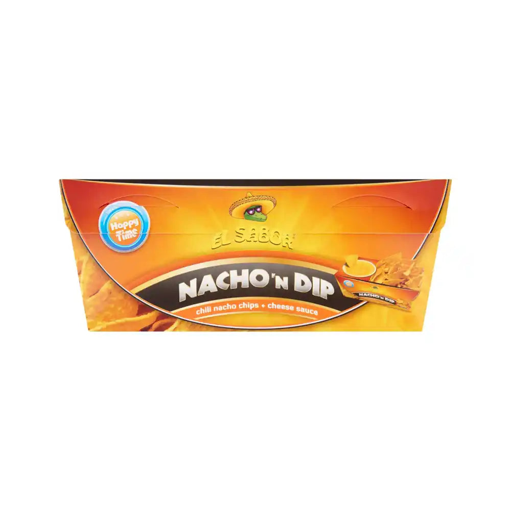 El Sabor Nacho And Dip Chili Chips And Cheese Sauce 175g