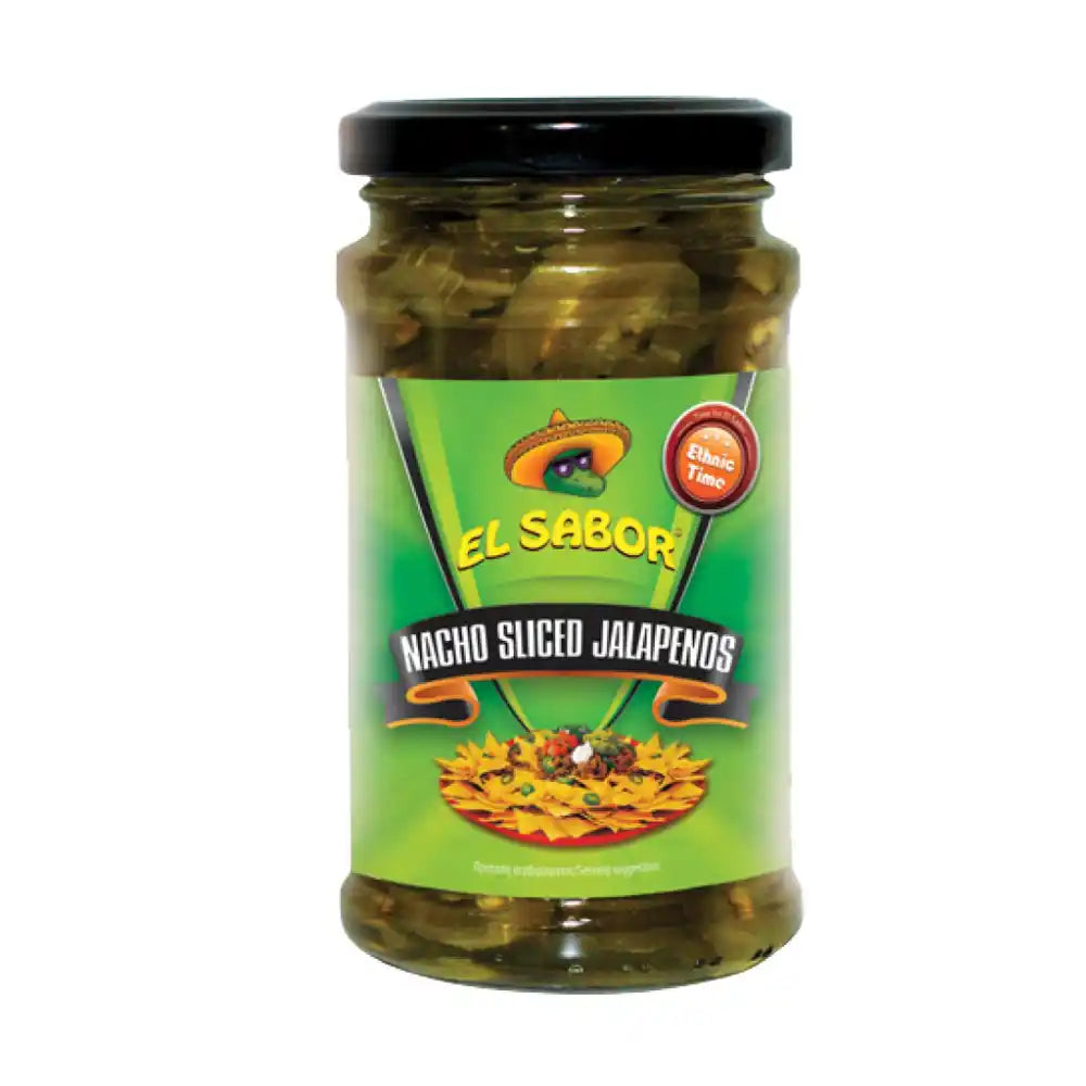 El Sabor Nacho Sliced Jalapenos 225g
