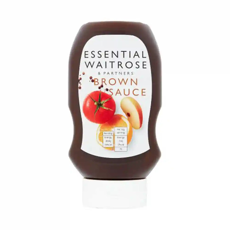 Waitrose Essential Squeezy Brown Sauce 470g