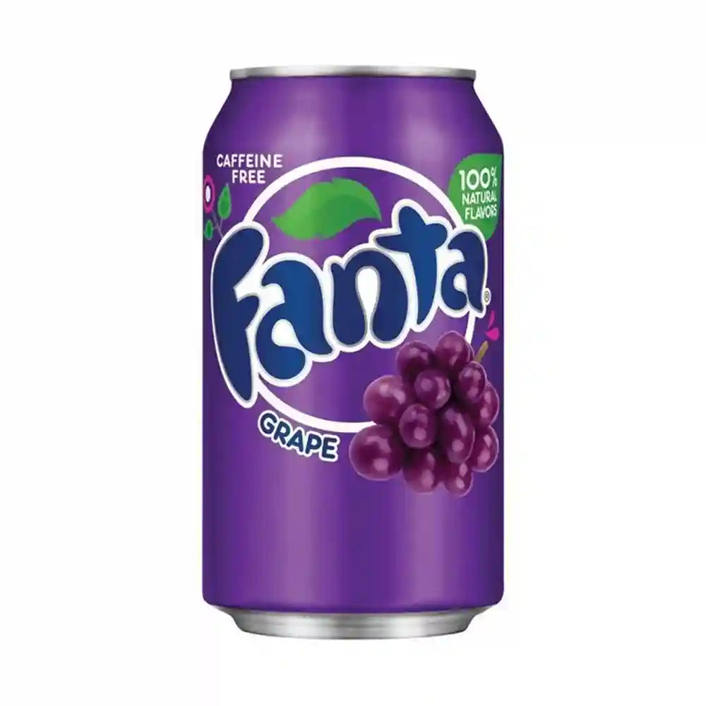 Fanta Grape Soda Fruit Flavored Soft Drink