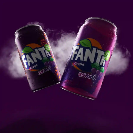 Fanta Grape Soda Fruit Flavored Soft Drink