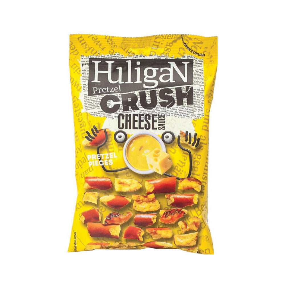 Σνακ Αλμυρό Πρέτζελ Huligan Pretzel Crush Cheese Sauce Pretzel Pieces 65g