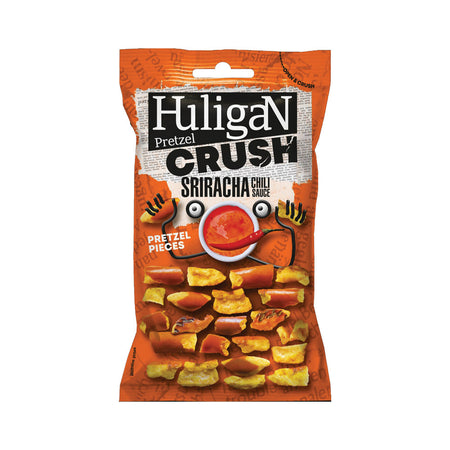 Σνακ Αλμυρό Πρέτζελ Huligan Pretzel Crush Sriracha Chili Sauce Pretzel Pieces 65g