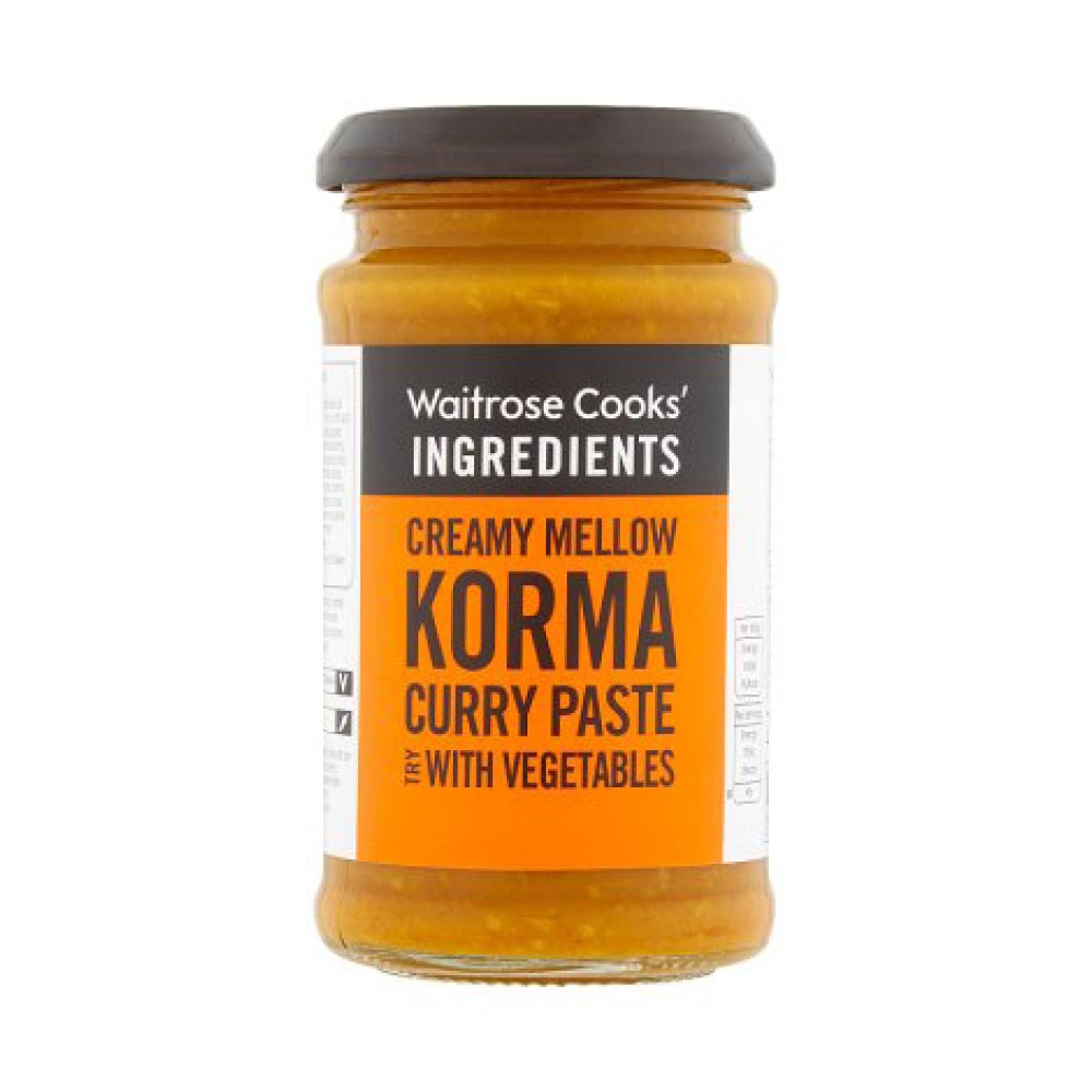 Σάλτσα Κόρμα Κάρυ Waitrose Korma Curry Paste with Vegetables 200g