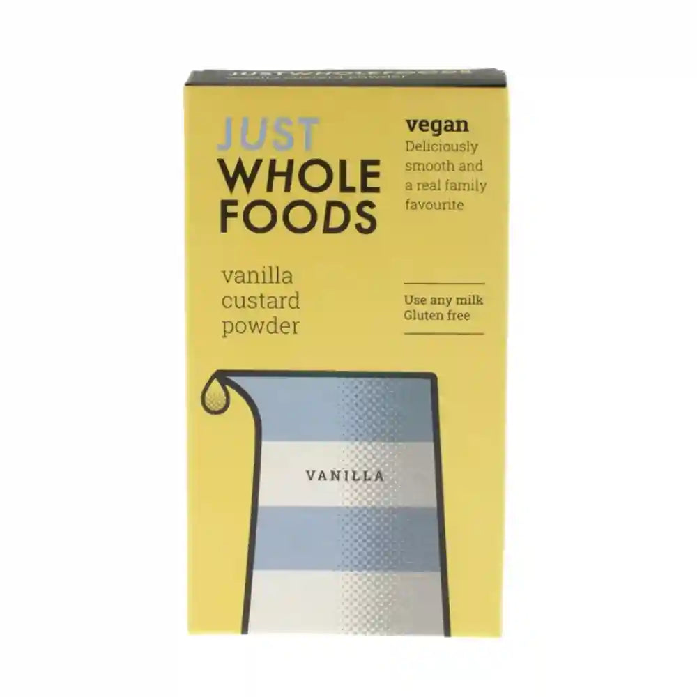 Just wholefoods Custard Cream Real Vanilla Flavoured 100g