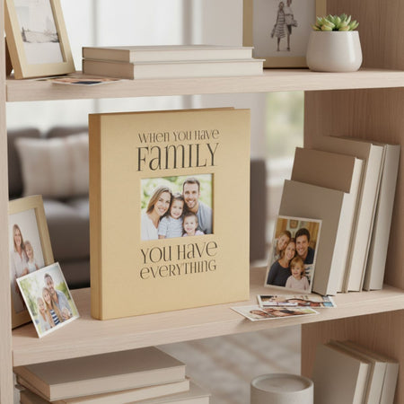 Άλμπουμ Φωτογραφιών 30 Σελίδων Kraft Family