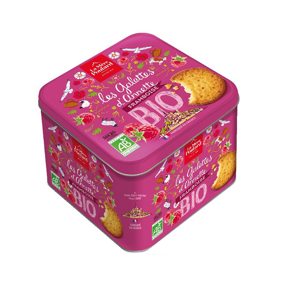 La Mere Poulard Les Galettes d Annette framboise BIO 366g