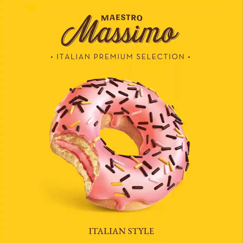 Maestro Massimo Ciambella Strawberry Flavour Coated Donut 300g