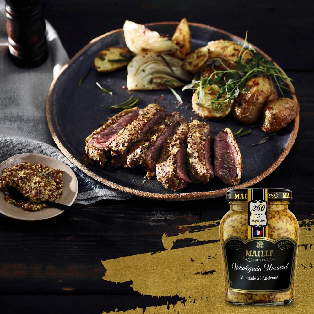 Μουστάρδα Σπόροι Maille Wholegrain Mustard 210g