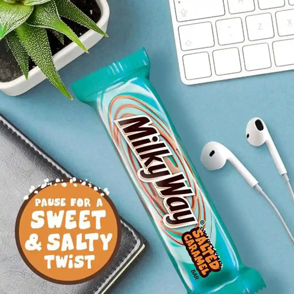 Milky Way Salted Caramel Chocolate Candy Bar 44g