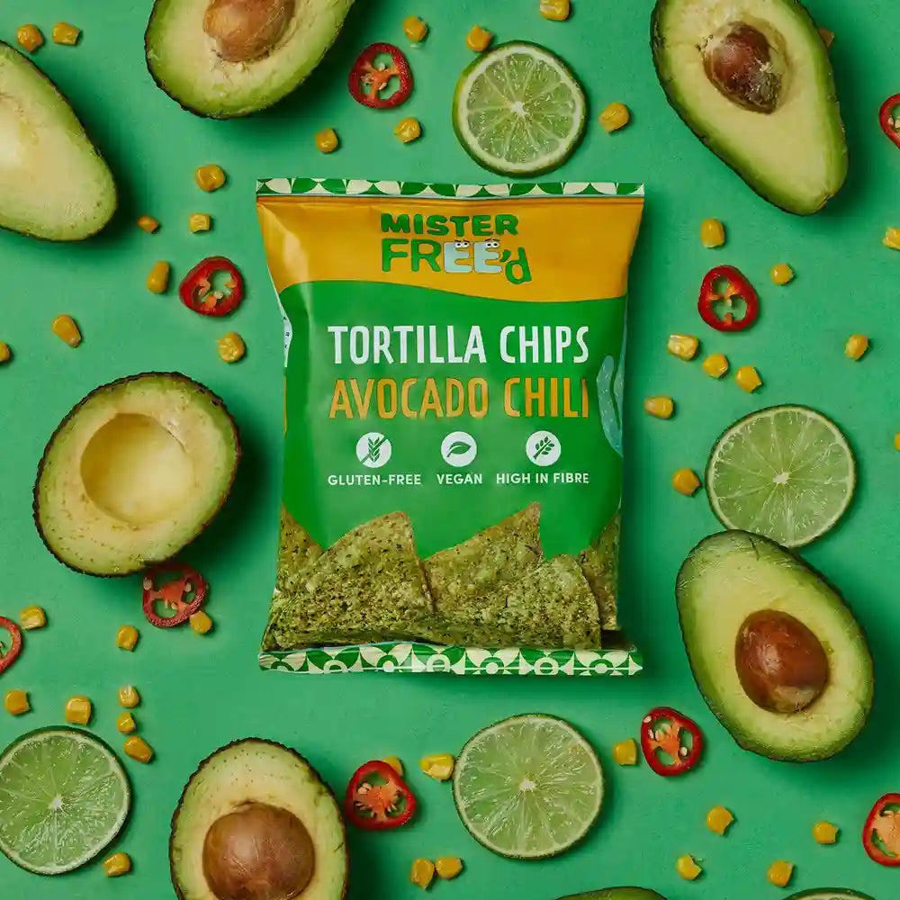Mister Freed Avocado Guacamole Tortilla Chips 135g