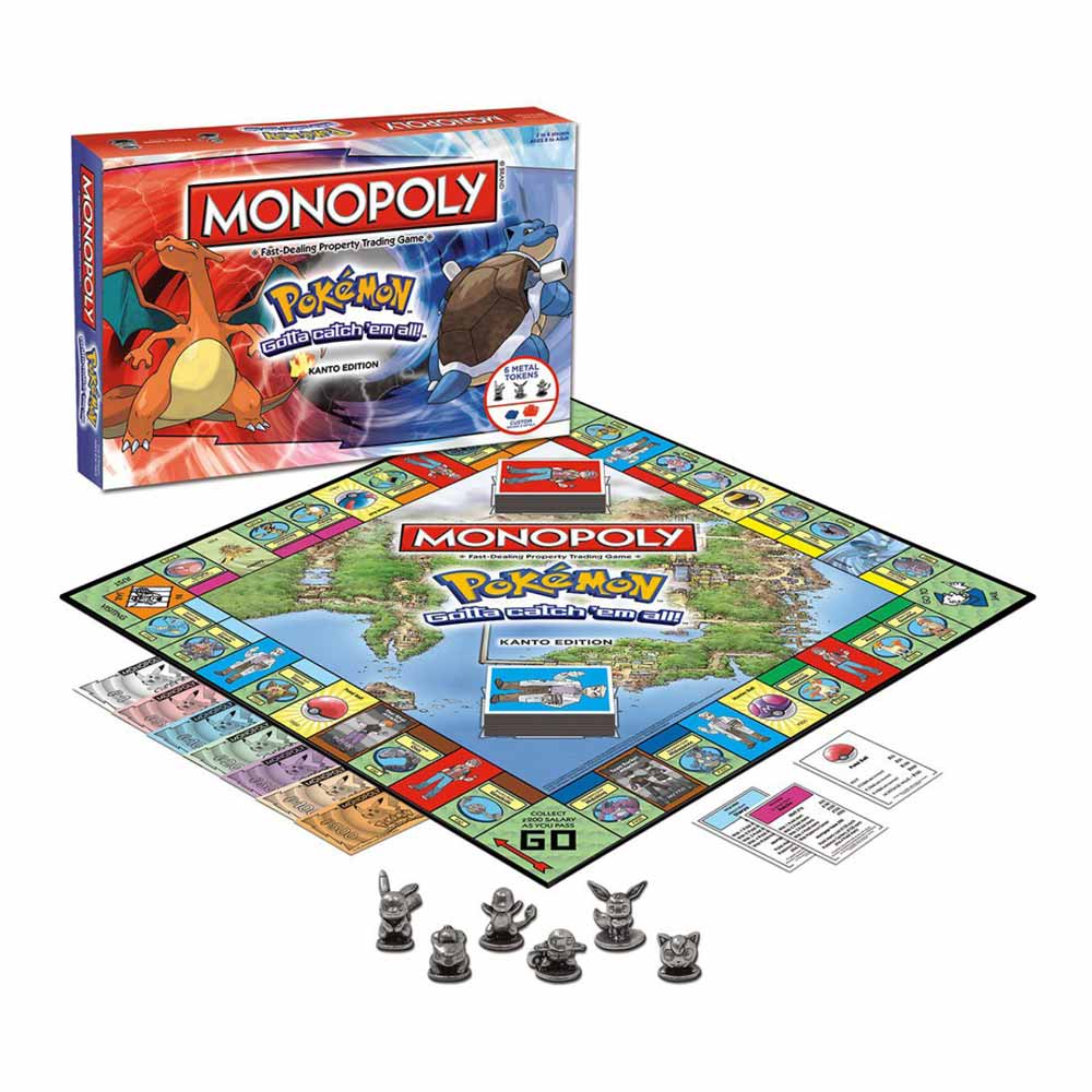 Επιτραπέζιο Monopoly Pokemon Limited Kanto Edition Winning Moves (Στα Αγγλικά)