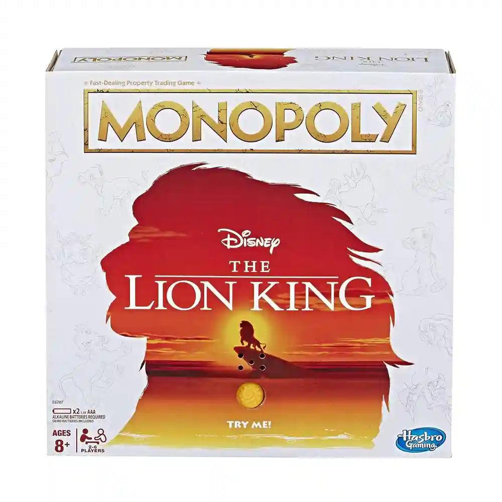 Επιτραπέζιο Monopoly Disney The Lion King Hasbro (Στα Αγγλικά)