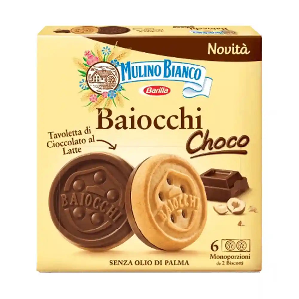 Μπισκότα Σοκολάτας Mulino Bianco Baiocchi Choco 144g