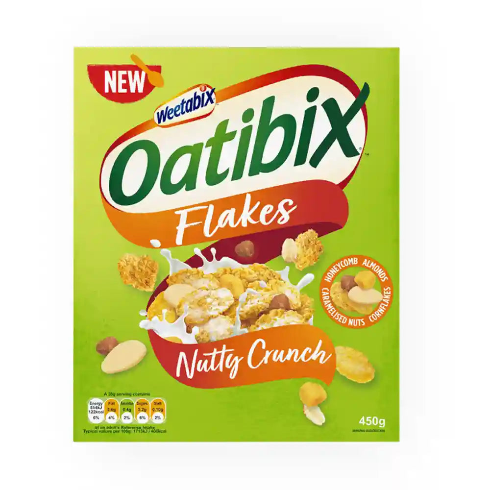 Weetabix Oatibix Flakes Nutty Crunch 450g