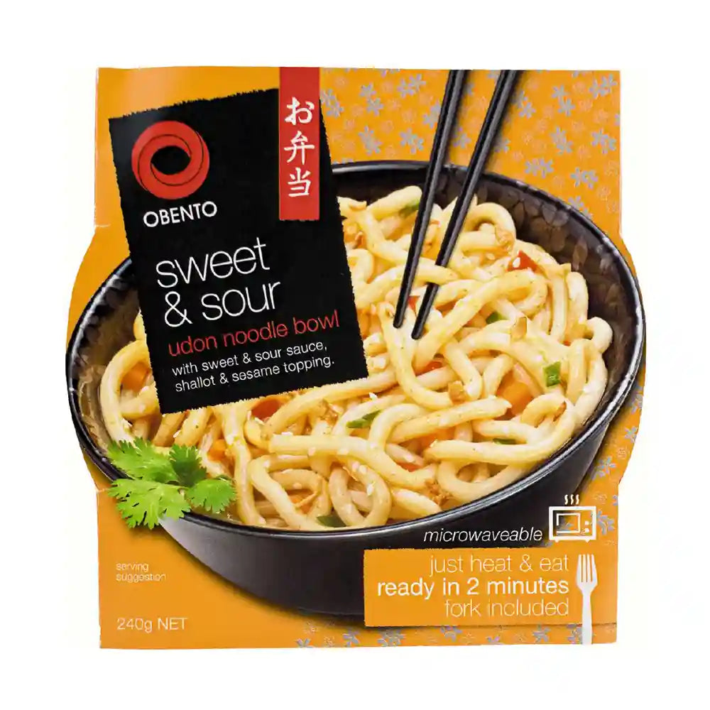 Obento Sweet and Sour Udon Noodle Bowl