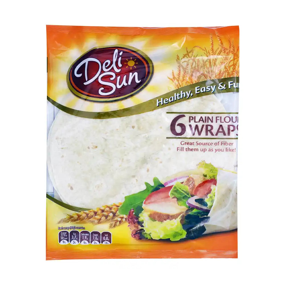 Deli Sun Plain Wraps 360g