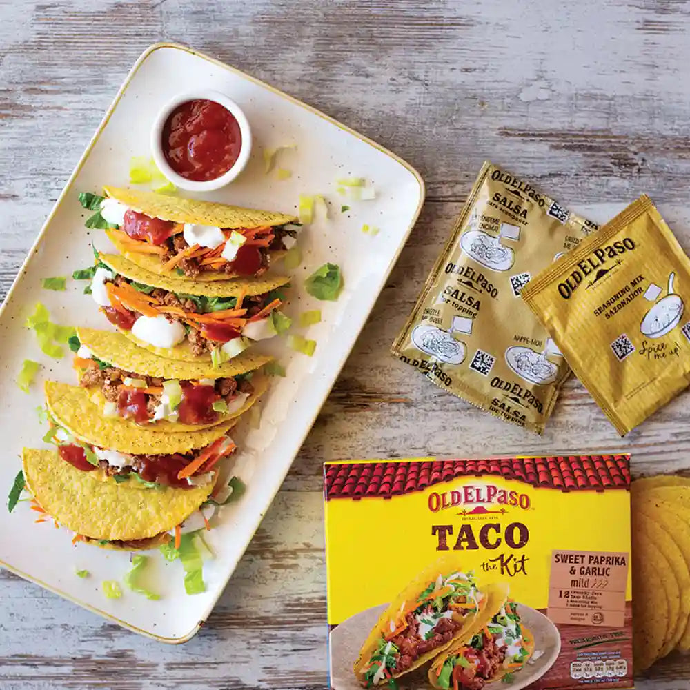 Old El Paso Paprika Garlic Τaco Κit 308g